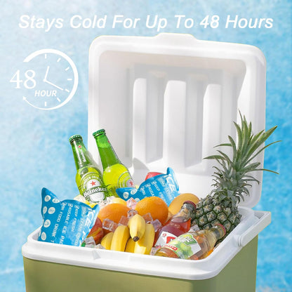 Skiennix Ice Packs for Coolers - Long-Lasting Reusable Gel Packs for Shipping & Camping | Perfect for Lunch Boxes