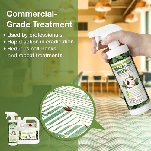 EcoVenger® Roach and Ant Killer - 16 oz | Kills on Contact | Peppermint Scent | Safe for Kids & Pets