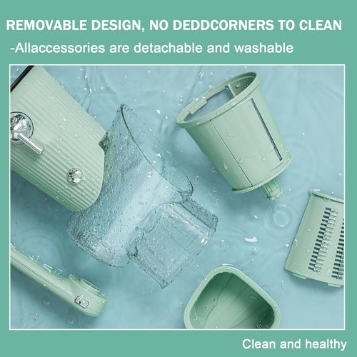 2025 Preservea 5 in 1 Rotary Grater, 5 in 1 Rotary Cheese Grater Vegetable Slicer, Preserves Food Chopper, Easy To Clean Kitchen Gadgets With Storage Box