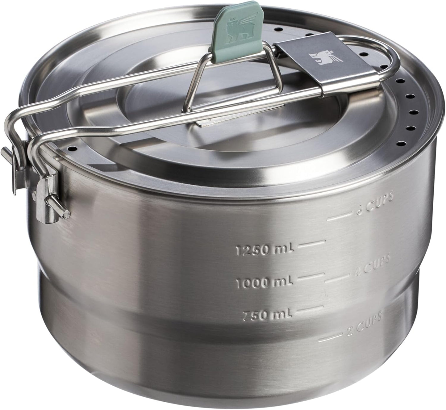 Stanley Wildfare Go 14-Piece Stainless Steel Prep & Cook Set - BPA-Free Camping Kitchen Essentials | Includes 1.65 qt Saucepan, Bowls, Utensils, Cutting Board