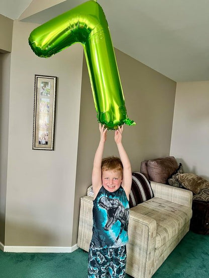 40 Inch Light Green Number Balloons by [Brand Name] - Perfect for 2nd, 12th, 21st Birthday Celebrations & Baby Showers