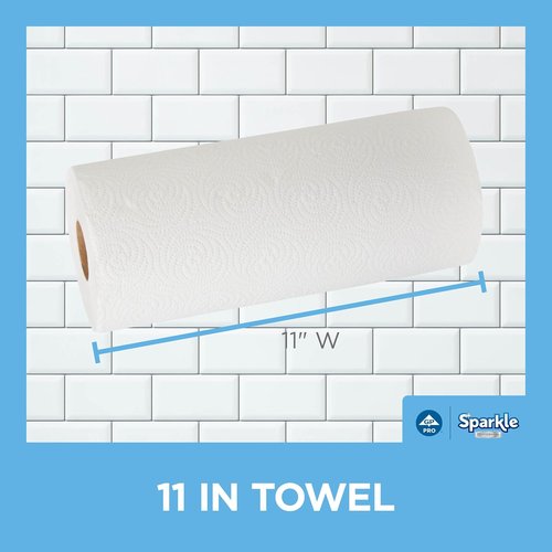 Georgia-Pacific Sparkle 2-Ply Perforated Kitchen Paper Towels - 70 Sheets Per Roll, 30 Rolls Per Case