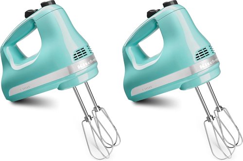 KitchenAid 5 Ultra Power Hand Mixer - Aqua Sky | Versatile & Compact Design, Pack of 2