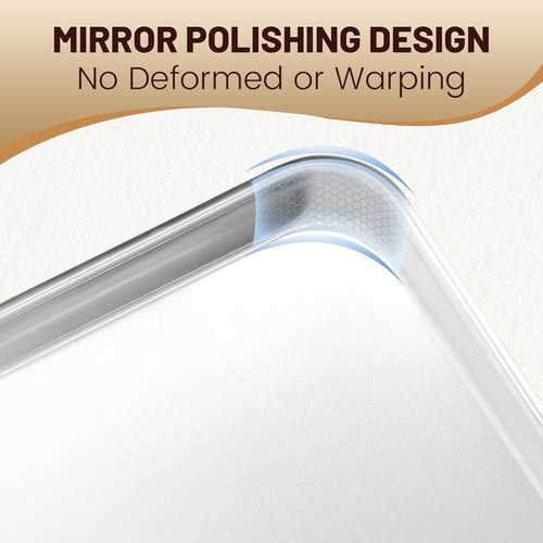 BIEAMA Full Size Baking Sheet Pan - Durable Aluminum for Oven & Freezer | 26" x 18" - 6 Pack