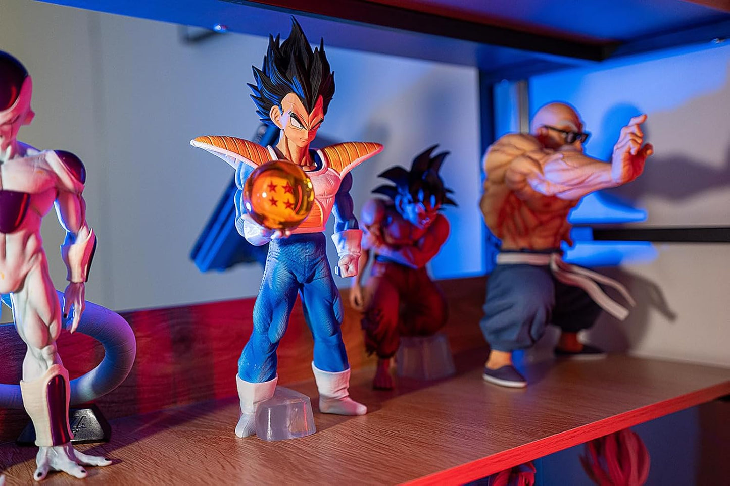 Vegeta Action Figure Statue by DZB - 11 Inch PVC Collectible for Birthday Gifts