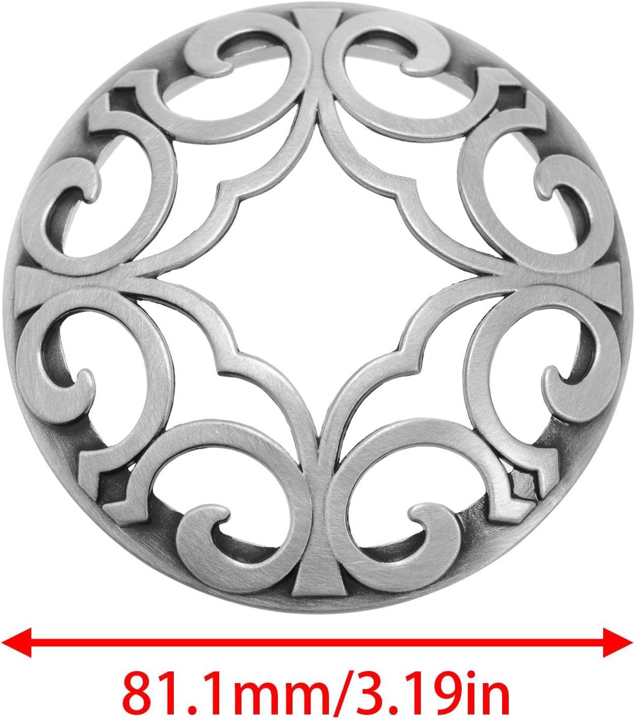 Skiennix Candle Cover Toppers - Silver Aluminum Alloy for Large Jar Candles | 1 Piece