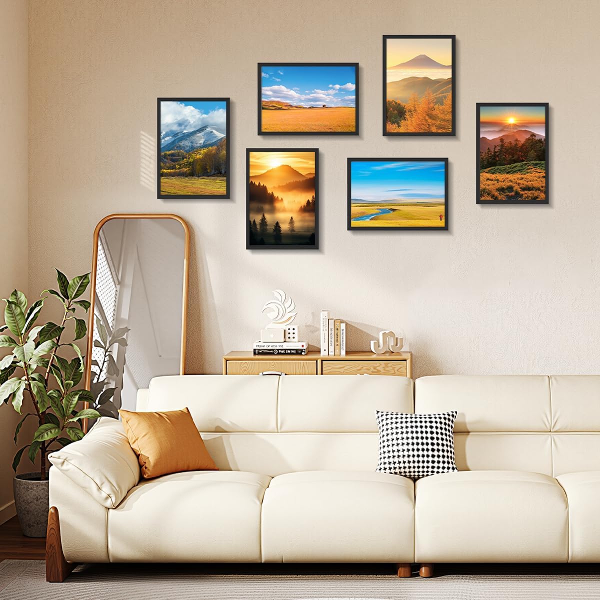 SonicPulse 8x10 Picture Frame - High Definition Plexiglass for Horizontal & Vertical Display | Black, 1 Pack