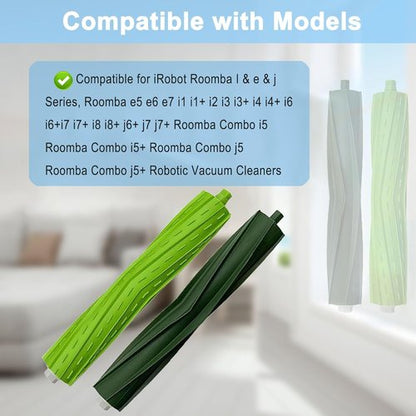 iRobot Replacement Brushes - Compatible with Roomba E, I & J Series | Set of 2 for Enhanced Cleaning