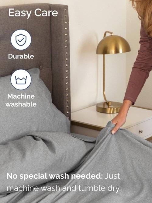 Extra Deep Twin Sheet Set - 4 Piece Breathable and Cooling Sheets - Hotel Luxury Bedding for Women, Men, Kids & Teens - Easy & Secure Fit - Soft and Wrinkle Free - Extra Deep Pockets - Heathered Grey