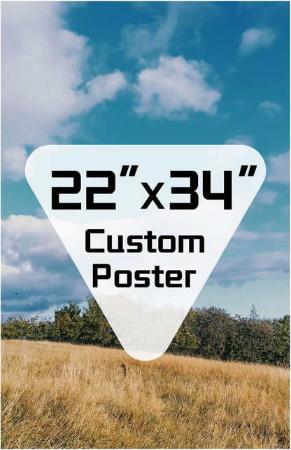 ZXDZSM Custom Canvas Poster - Personalized Photo Wall Art | Unframed 22" x 34" Size