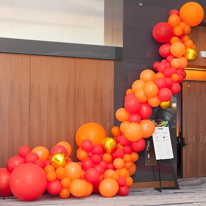 Voircoloria 12-Inch Burnt Orange Latex Balloons - 110pcs for Thanksgiving, Weddings & Parties