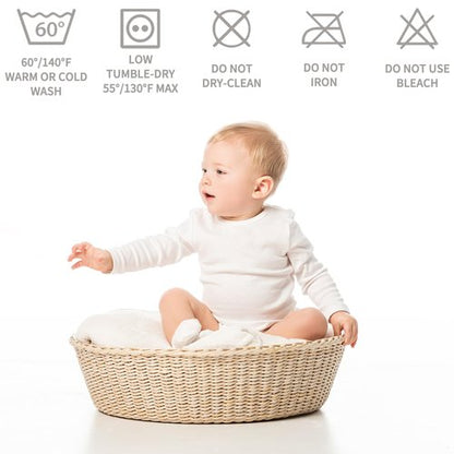 BEDLORE Waterproof Mattress Protector Crib, 2 Pack Soft Gray Mattress Pad, Noiseless Machine Washable Mattress Cover, Ultimate Protection for Your Baby's Crib Toddler Bed (52''x28'')