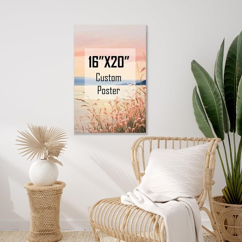 ZXDZSM Personalized Custom Canvas Prints (16"X20"): Upload Your Image/Photo - Custom Personalized Photo to Poster Printing