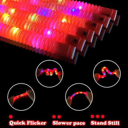 Regine Switzerland Glow Sticks - 12-24 PCS Red Graduation Light Up Bracelets & Necklaces | Perfect Party Favors for Kids
