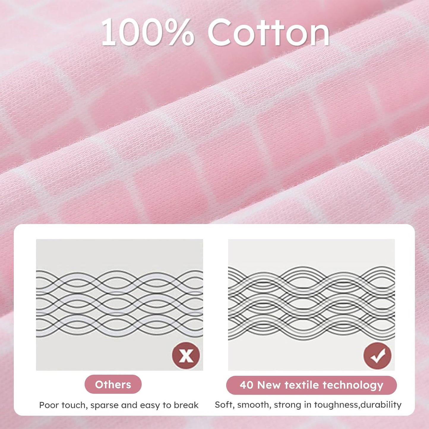 Yoofoss Baby Swaddles - 100% Cotton Adjustable Swaddle Sack for Newborns | 0-3 Months, 3 Pack, Soft & Breathable