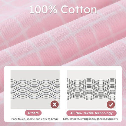 Yoofoss Baby Swaddles - 100% Cotton Adjustable Swaddle Sack for Newborns | 0-3 Months, 3 Pack, Soft & Breathable