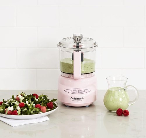 Cuisinart Mini-Prep Plus Food Processor - 24-Ounce Bowl, Reversible Blade for Chopping Herbs & Vegetables | Pink