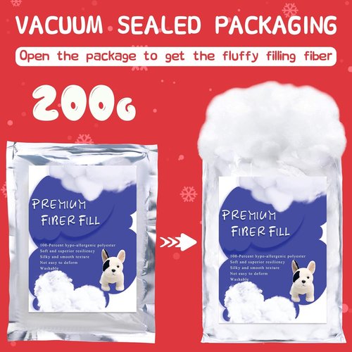 BUTUZE Polyester Fiber - Artificial Snow Cloud Decor for Room Ceiling | 200g/7oz Cotton Fill