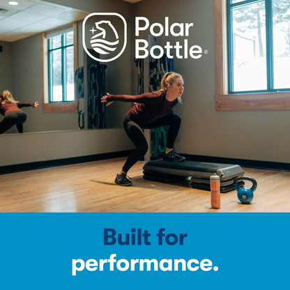 Polar Bottle Sport Insulated Water Bottle - Keeps Water Cooler 2X Longer | BPA-Free, Leak-Proof Design for Sports & Biking