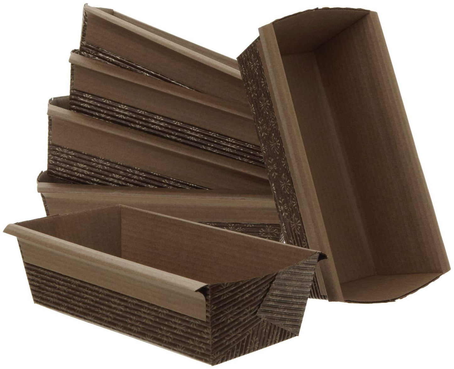 Junior Loaf Pan 6pk Italian Paper Bakers (6, 6 x 2.5 x 2)