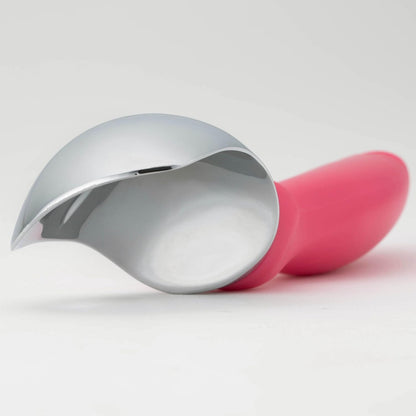 Spring Chef Heavy Duty Ice Cream Scoop - Soft Grip Handle, Metal Spoon for Gelato & Cookie Dough - Dishwasher Safe