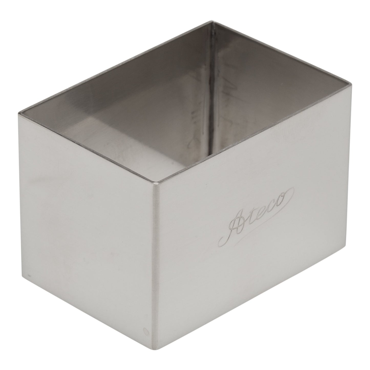 Ateco Rectangle Stainless Steel Form, 2.5 by 1.75-Inches High