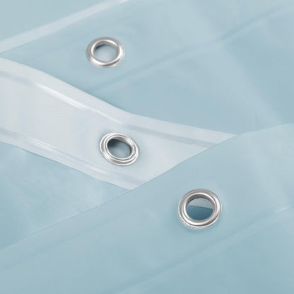 Light Blue Shower Curtain Liner - Premium PEVA Shower Liner for Bathroom, BPA & PVC Free, No Chemical Smell, Lightweight Standard Size Bath Curtain with 3 Magnets, Metal Grommets - Light Blue