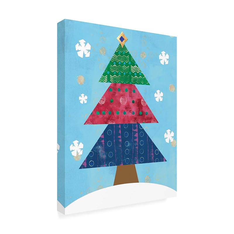 Gallery Wrapped Canvas Art - Summer Tali Hilty Christmas Tree