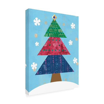 Gallery Wrapped Canvas Art - Summer Tali Hilty Christmas Tree