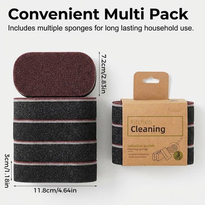 Magic Sponges Heavy-Duty Cleaning Eraser - Multi-Functional Melamine Foam Pads (5PCS) for Home Use