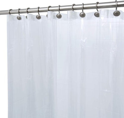 BINO Clear Shower Curtain Liner - Durable 70"x72" PEVA 8G for Bathroom Protection