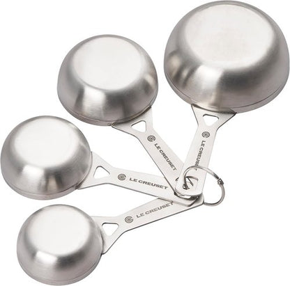 Le Creuset Stainless Steel Measuring Cups - Durable Set of 4 for Precise Cooking Measurements