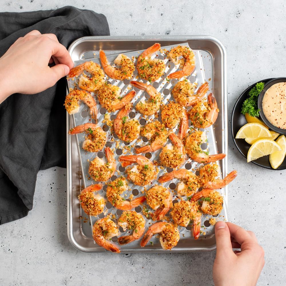 Nordic Ware Naturals Quarter Sheet - Versatile Oven & Cooling Rack | Perfect for Baking & Cooking