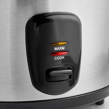 Vonshef 10-Cup Rice Cooker - Non-Stick Stainless Steel with Dynastar Adapters | 220V 240V