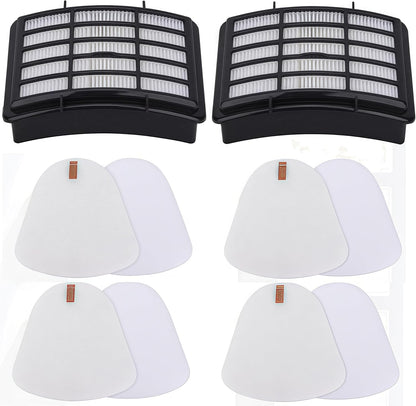 Shark Vacuum Filters - HEPA & Foam Replacement Set for Navigator Lift-Away NV350 Series | 2 HEPA, 4 Foam, 4 Felt