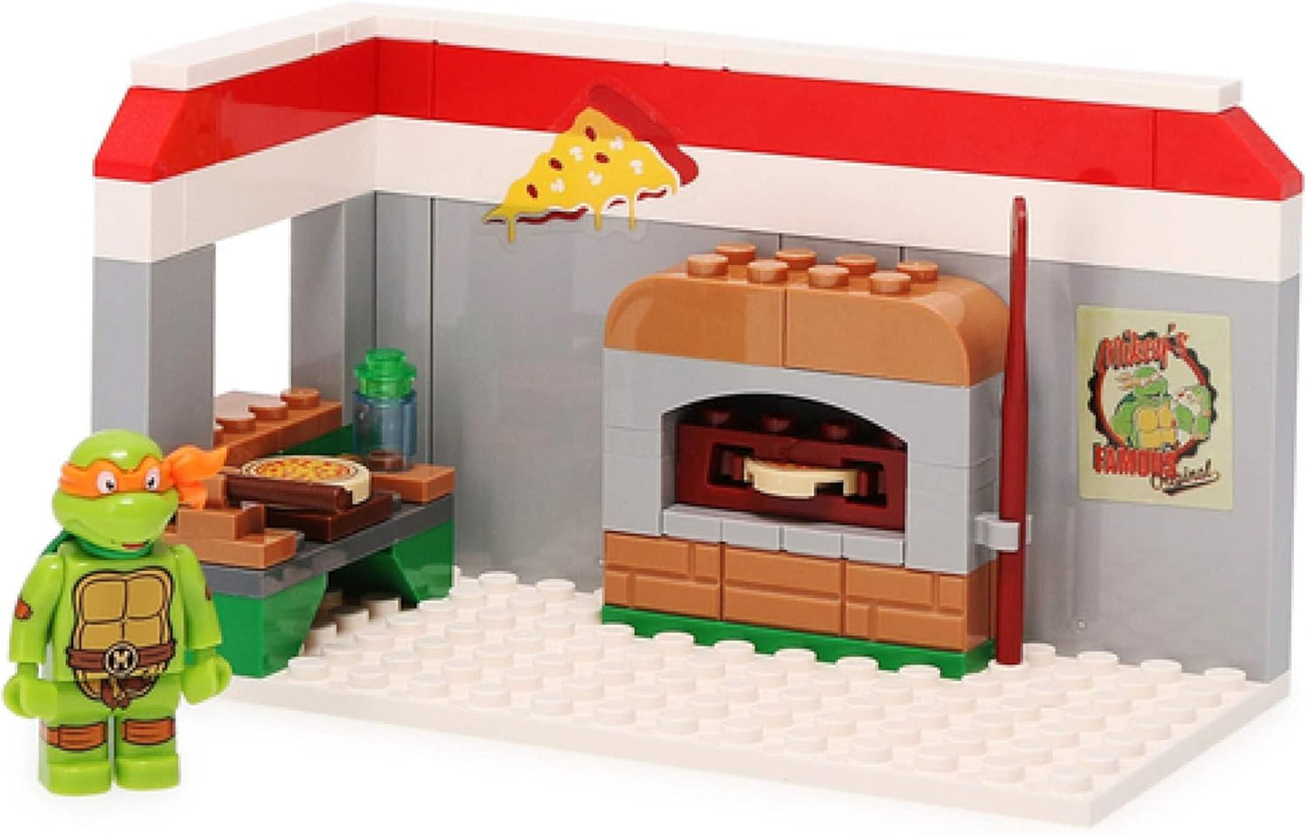 Teenage Mutant Ninja Turtles | Snap & Switch Pizza Parlor Playset - Buildable Toy for Creative Fun - Ages 6+