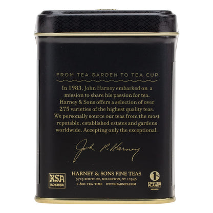 Harney & Sons Organic Rooibos Chai, Herbal Tea, Caffeine Free , 4 oz (112 g)