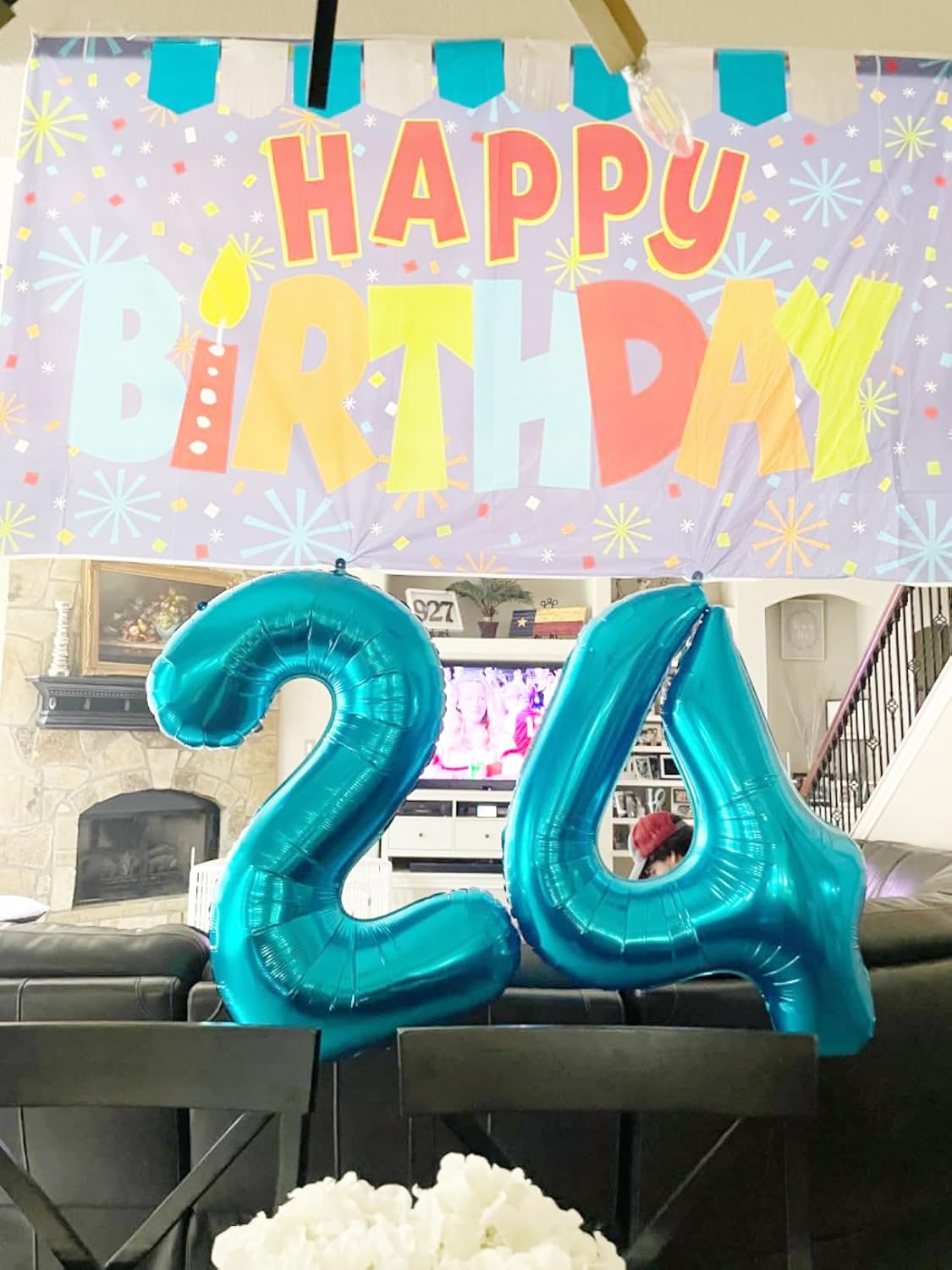 Skiennix 40-Inch Light Blue Number 9 Balloon - Perfect for Birthday Parties, Weddings & Graduations
