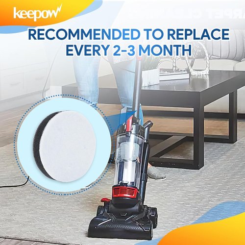 KEEPOW Vacuum Filters - 2 Pack for Eureka Airspeed Compact Bagless NEU100 Series | High-Quality Replacement Parts