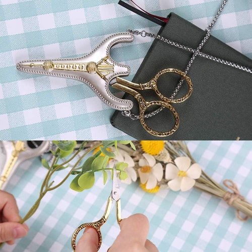 BUTUZE Embroidery Scissors - Exquisite Retro Design for Sewing & DIY Projects | Stainless Steel