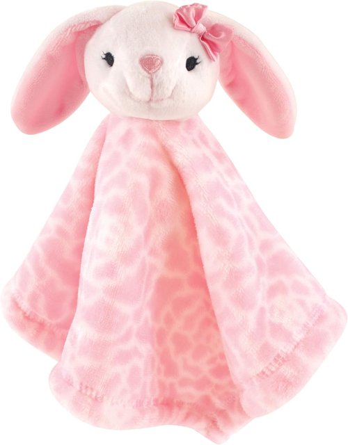 Hudson Baby Unisex Bunny Animal Face Security Blanket - Soft & Cozy | One Size