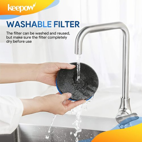 KEEPOW Febreze Vacuum Filter - Compatible with Bissell Cleanview & PowerGlide Pet Vacuums | 3 Pack