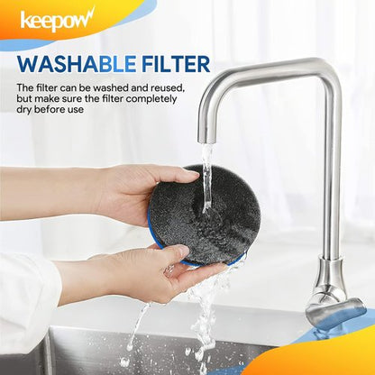 KEEPOW Febreze Vacuum Filter - Compatible with Bissell Cleanview & PowerGlide Pet Vacuums | 3 Pack
