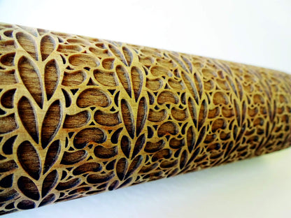 KNITTING PATTERN Embossing Rolling Pin Laser engraved rolling pin Gift for pottery and cookies by Algis Crafts