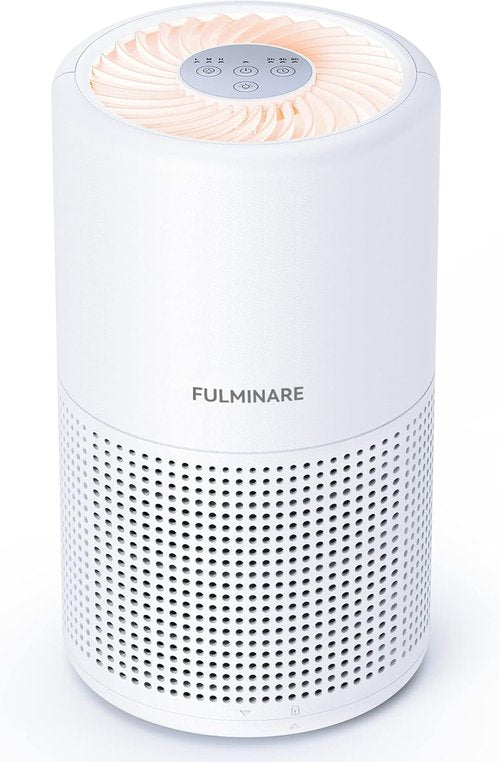 FULMINARE H13 True HEPA Air Purifier - Quiet, Portable Air Cleaner with Night Light for Home & Office