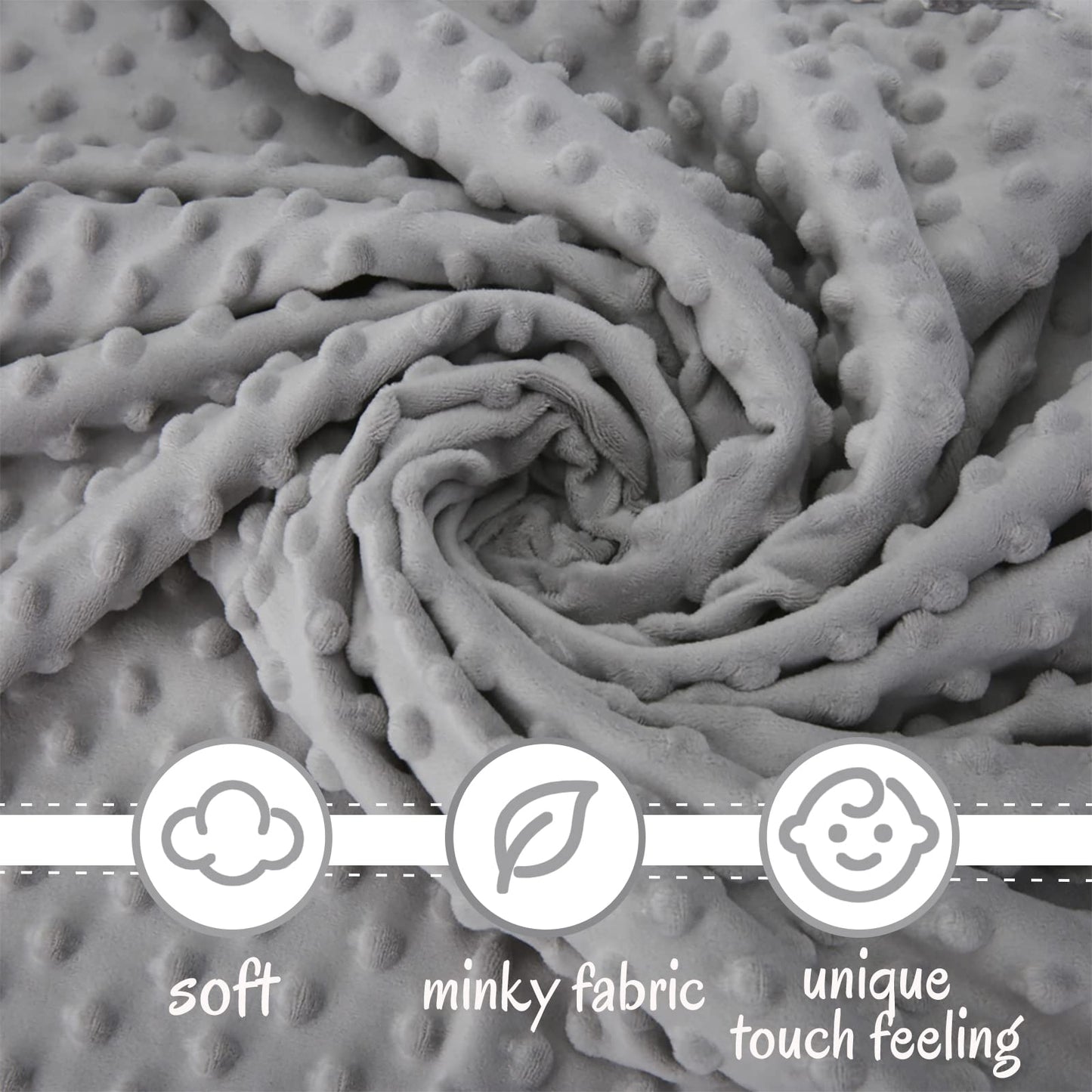 Pro Goleem Elephant Loveys for Babies Soft Security Blanket Infant Snuggle Toy Stuffed Animal Blanket Baby Registry Search Baby Boy Gifts for Infant and Toddler Gray 16 Inch