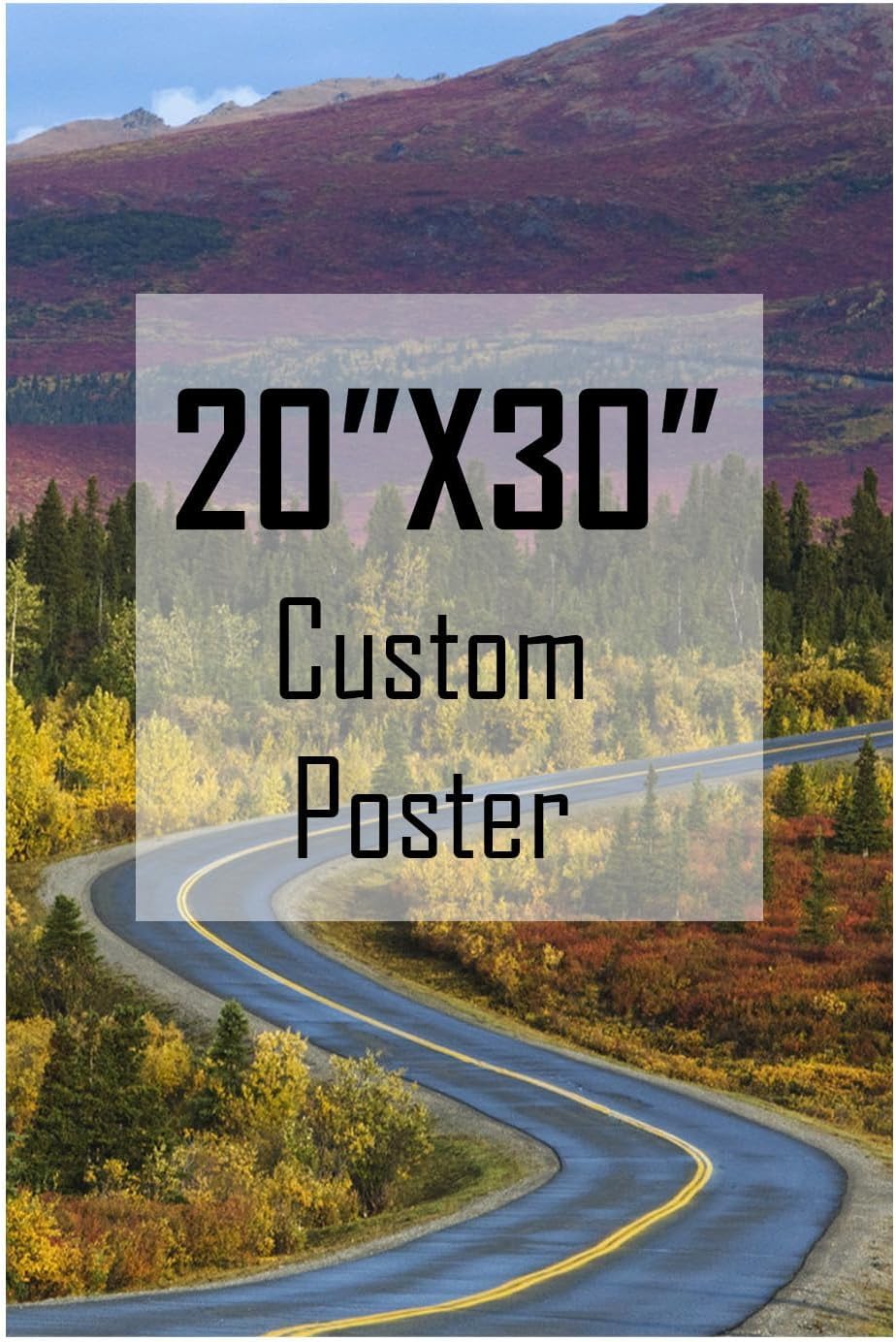 ZXDZSM Custom Canvas Prints - Personalized Photo Wall Art | Unframed 20” x 30” Size