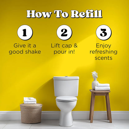 Poo-Pourri Toilet Spray Refill - Original Citrus, 16 Fl Oz | Up to 800 Uses, Essential Oil Deodorizer