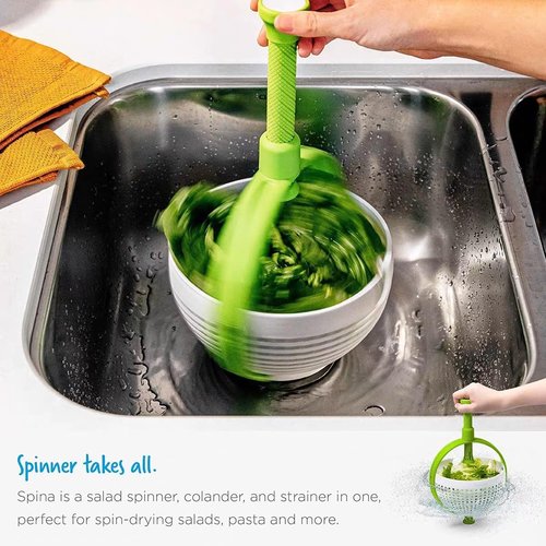 Best Rated colander Salad Spinner Salad Spinner Kitchen Colander for Washing Vegetables and Fruits Efficient Salad Drying Tool with Strainer Basket for Healthy Eating and Meal Preparation