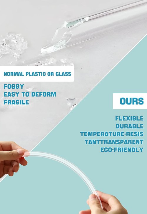 Doboli Reusable Drinking Straws - 6 Pack with Silicone Tips for Stanley 40 oz & 30 oz Tumblers | Includes Cleaning Brushes